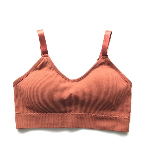 Other - NEW Seamless Sports Bralette Stretchable Brick